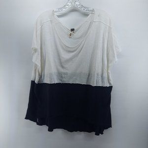 We the Free  wide neck oversize top medium